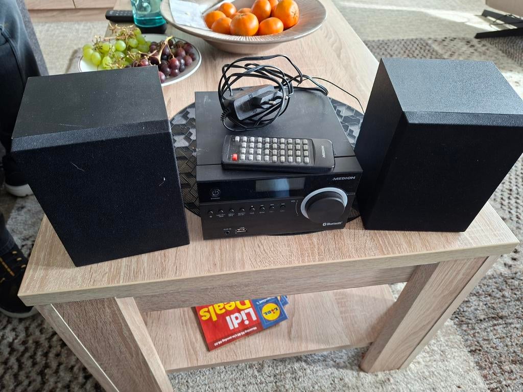 Medion stereo set met cd ,bluetooth en usb, Audio, Tv en Foto, Stereo-sets, Ophalen of Verzenden, Zo goed als nieuw, Overige merken