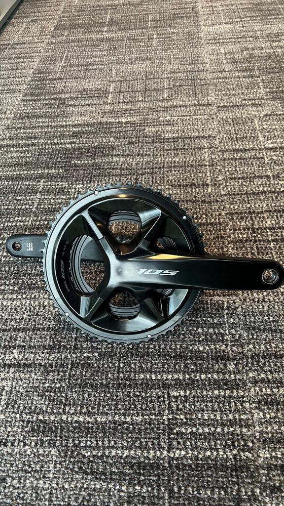 Shimano 105 R7100 Crankstel 12 speed 52x36, Fietsen en Brommers, Fietsonderdelen, Crankstel of Pedalen, Ophalen of Verzenden, Zo goed als nieuw
