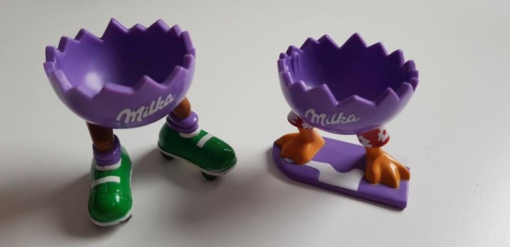 Paarse eierhoudertjes van Milka, Ophalen of Verzenden, Nieuw