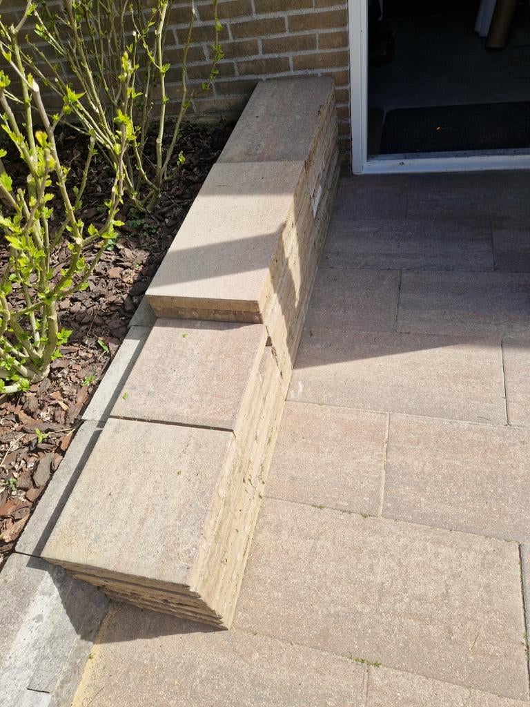 Excluton terrastegels 30x60. 49 stuks (8.5m2), Tuin en Terras, Tegels en Klinkers, Ophalen, Gebruikt, Overige materialen