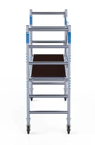 Kamersteiger ALXSMART 75x190x300 cm (met luik), Doe-het-zelf en Verbouw, Steigers, Gebruikt, Rolsteiger of Kamersteiger, 2 tot 5 meter