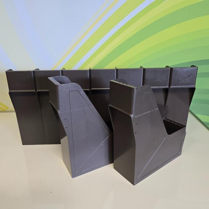 9 stuks tijdschriftcassette / papierbakken / dossierbakken, Diversen, Papierwaren, Gebruikt, Ophalen