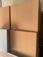 Bovenkasten bruynzeel ( 3 stuks), Huis en Inrichting, Ophalen, Gebruikt, Bruin, 50 tot 100 cm