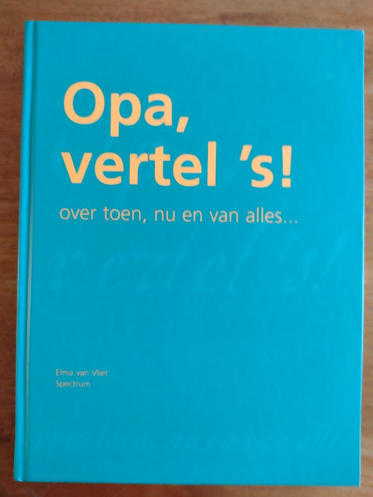 Te koop: herinneringsboek “Opa vertel eens”, Ophalen of Verzenden, Nieuw, Overige