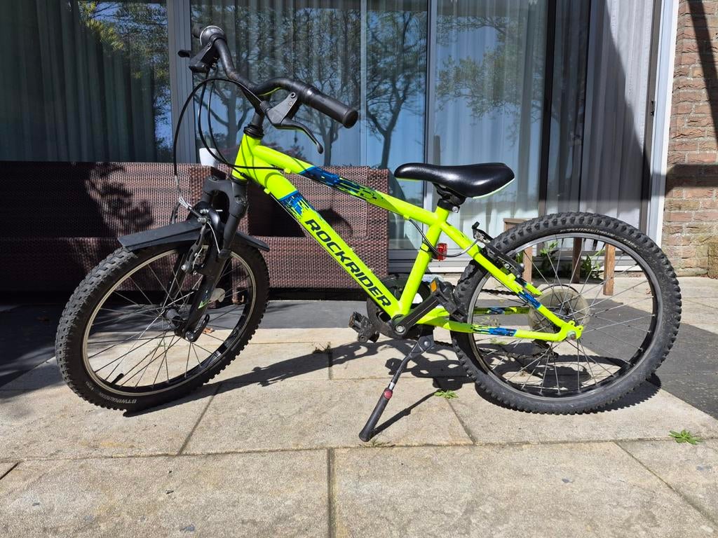 Rockrider kinderfiets 20 inch, Ophalen, 20 inch of meer, Gebruikt, Velgrem