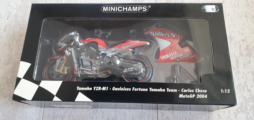minichamps 1: 12 carlos checa 2004 moto GP nieuw..., Ophalen of Verzenden, Nieuw, Motoren