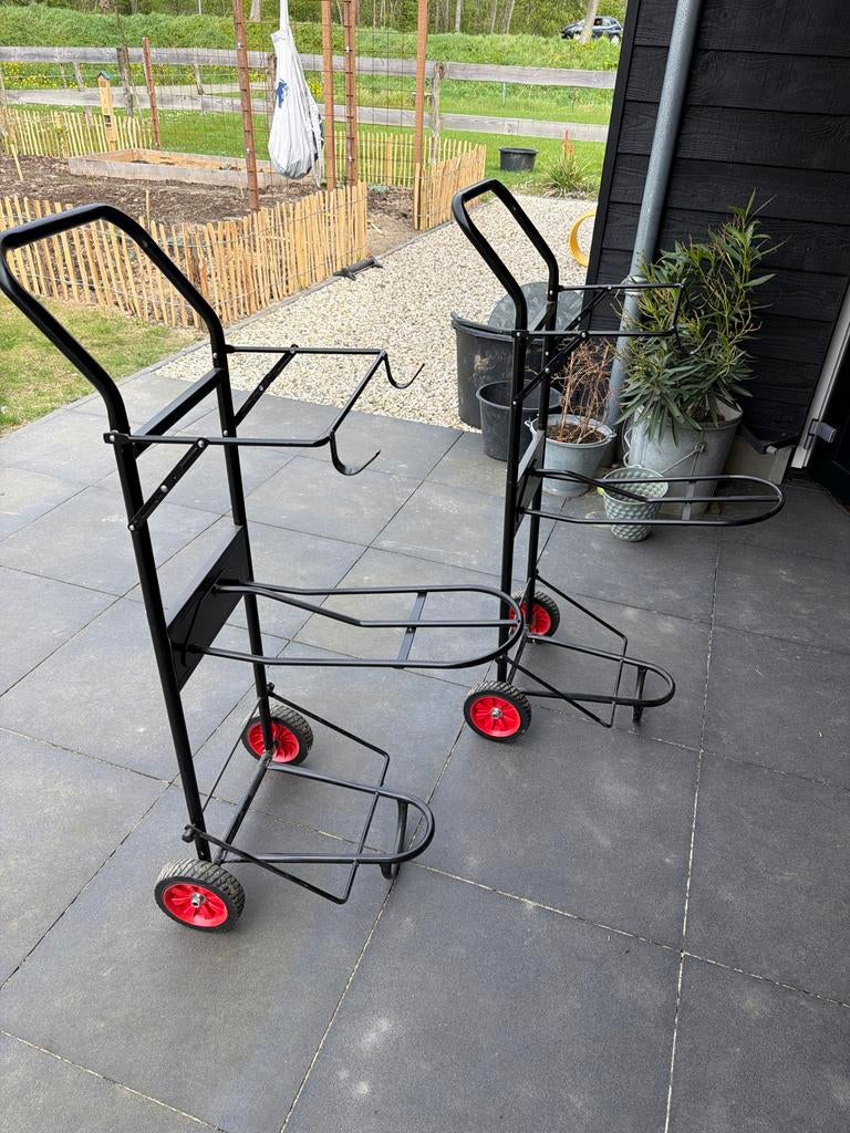 Zadelcaddy zo goed als nieuw, Dieren en Toebehoren, Ophalen, Zo goed als nieuw