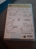 Stampin' Up! This Little Piggy stempelset, Ophalen of Verzenden, Zo goed als nieuw