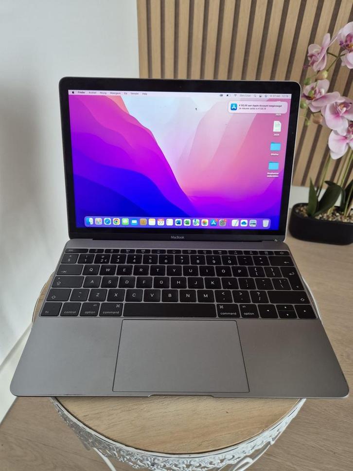 Apple MacBook 12'' - 1,1 GHz Core m3 - 8 GB - 256, Computers en Software, Apple Macbooks, Gebruikt, MacBook, 12 inch, Minder dan 2 Ghz