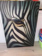 Canvas schilderij zebra, Ophalen