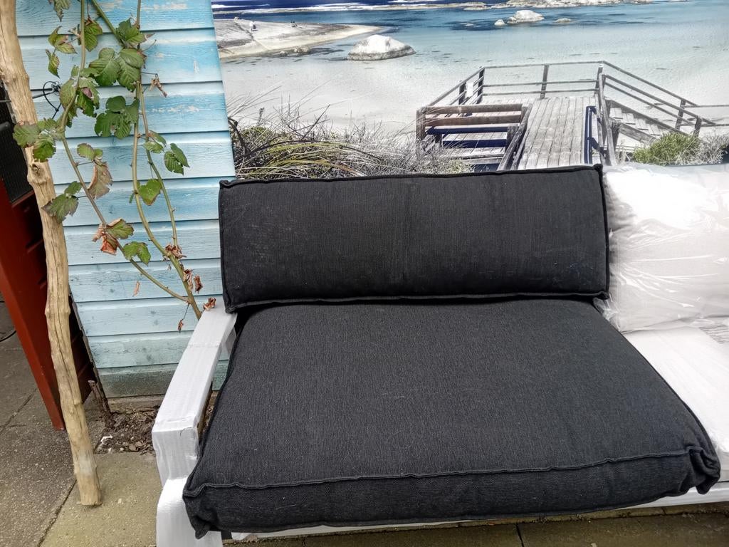 Pallets kussens, Tuin en Terras, Tuinsets en Loungesets, 2 zitplaatsen, Gebruikt, Ophalen of Verzenden, Loungeset