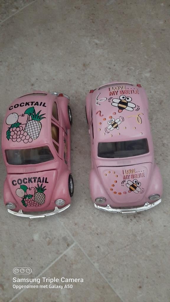 Leuke Volkswagen Kever spaarpotten - 4 stuks, Overige merken, Gebruikt, 1:50 of kleiner, Auto