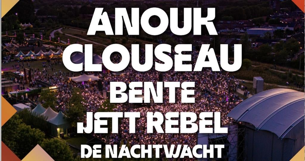Spoorpark LIVE: Anouk + Clouseau 27 juni @Spoorpark Tilburg, Tickets en Kaartjes, Twee personen