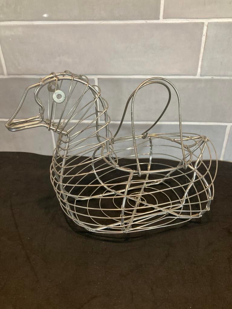 Klein eiermandje kip (160426c), Ophalen of Verzenden, Zo goed als nieuw, Overige vormen, Overige materialen