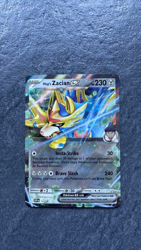 Zacian EX, Ophalen of Verzenden, Zo goed als nieuw