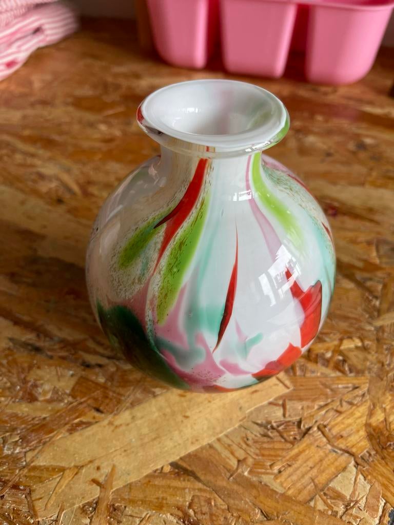 Fidrio vaasje, Overige kleuren, Ophalen of Verzenden, Minder dan 50 cm, Glas