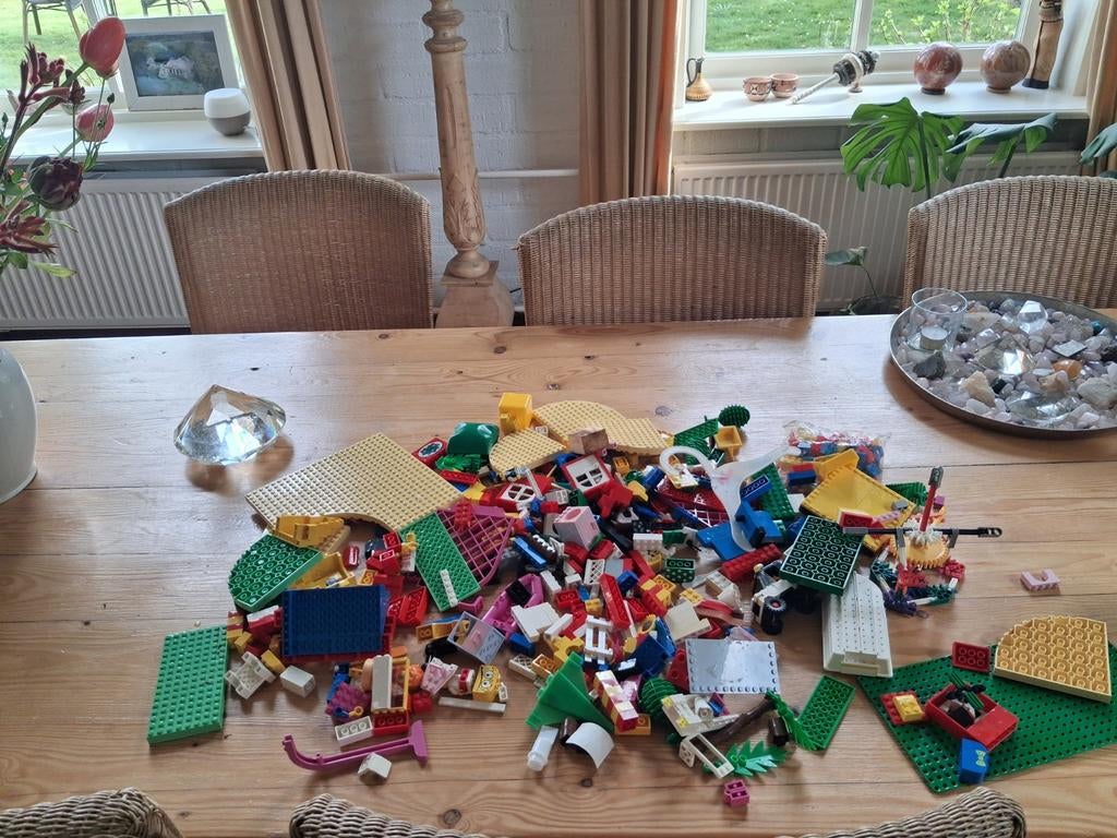 Grote partij diverse Lego bouwstenen en onderdelen, Gebruikt, Inclusief extra onderdelen, Lego, Ophalen of Verzenden