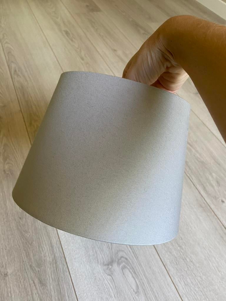 Ikea lampenkap grijs beige, Beige, Rond, Ophalen of Verzenden, Zo goed als nieuw