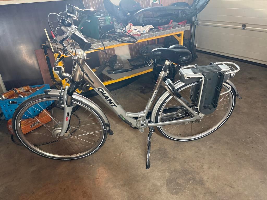 Giant Twist  go double elektrische fiets, Fietsen en Brommers, Elektrische fietsen, Ophalen, Minder dan 30 km per accu, Gebruikt