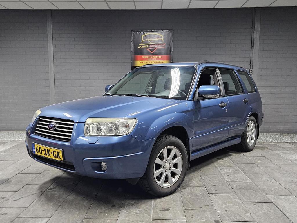 Subaru Forester 2.0 X 2007 Comfort Pack LPG|AUT|Stoelverwarm, Auto's, Subaru, 1441 kg, Gebruikt, 4 cilinders, Blauw