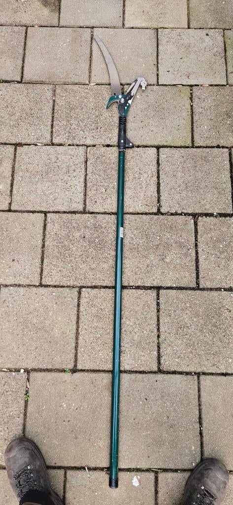 Telescopische takkenschaar met zaag, Tuin en Terras, Ophalen, Gebruikt, 30 t/m 39 mm