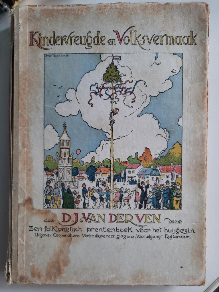 Kindervreugde en Volksvermaak, D.J. van der Ven, incompleet, Boeken, Ophalen of Verzenden
