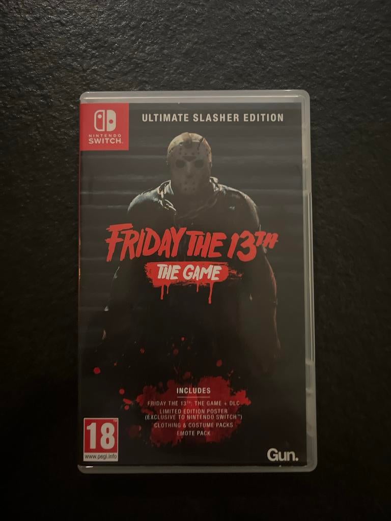 Friday the 13th: The Game Ultimate Slasher Edition Switch, Online, Vanaf 18 jaar, Zo goed als nieuw, 3 spelers of meer