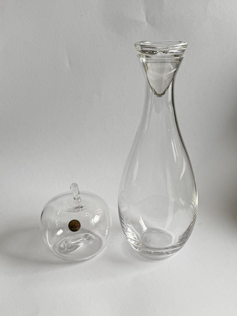 Siem  van de Marel karaf en spaarappel, Antiek en Kunst, Antiek | Glas en Kristal, Ophalen of Verzenden