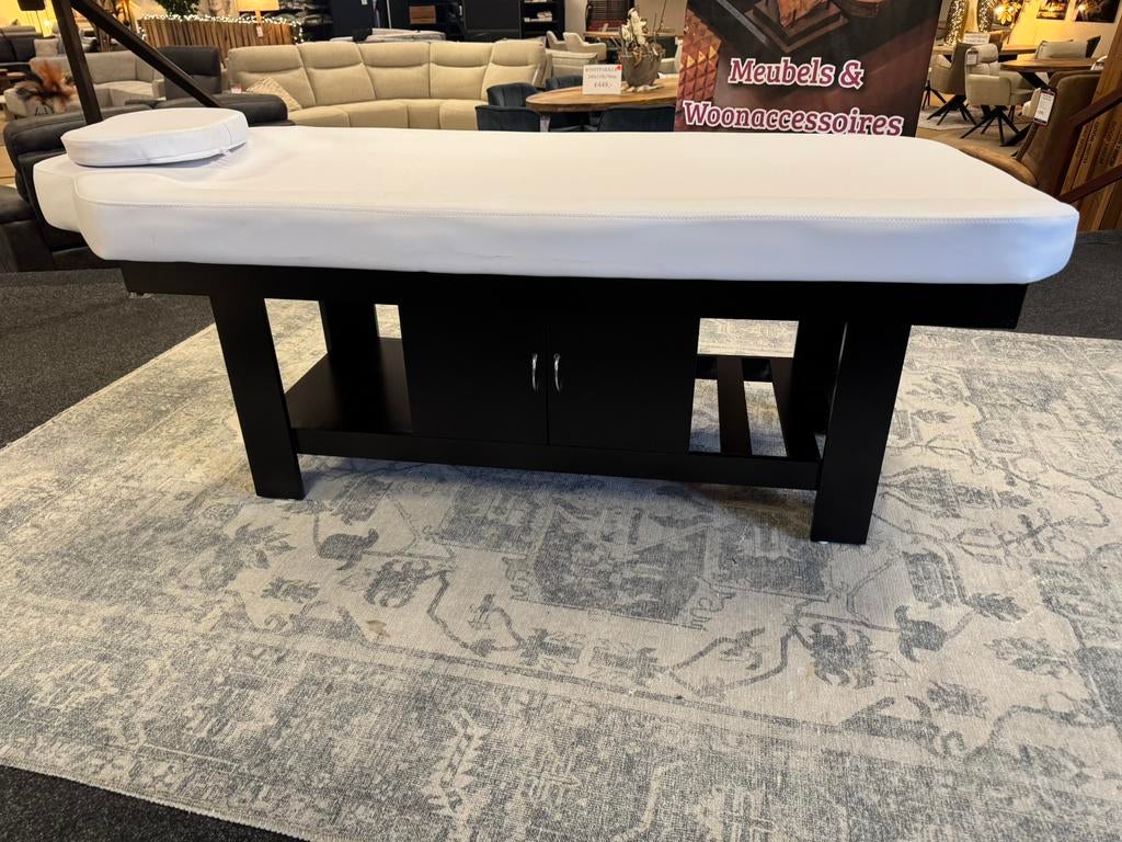 Massagetafel met kussen opbergruimte €149,- Direct/Leverbaar, Ophalen, Massagetafel, Nieuw, Mwonenenslapen