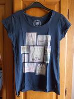 Donkerblauw shirt van Miss America in maat XS., Ophalen, Blauw, Miss America, Korte mouw