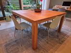 Eikenhouten tafel 1.40m x 1.40m, Huis en Inrichting, Tafels | Eettafels, Ophalen, Gebruikt, Vijf personen of meer, 100 tot 150 cm