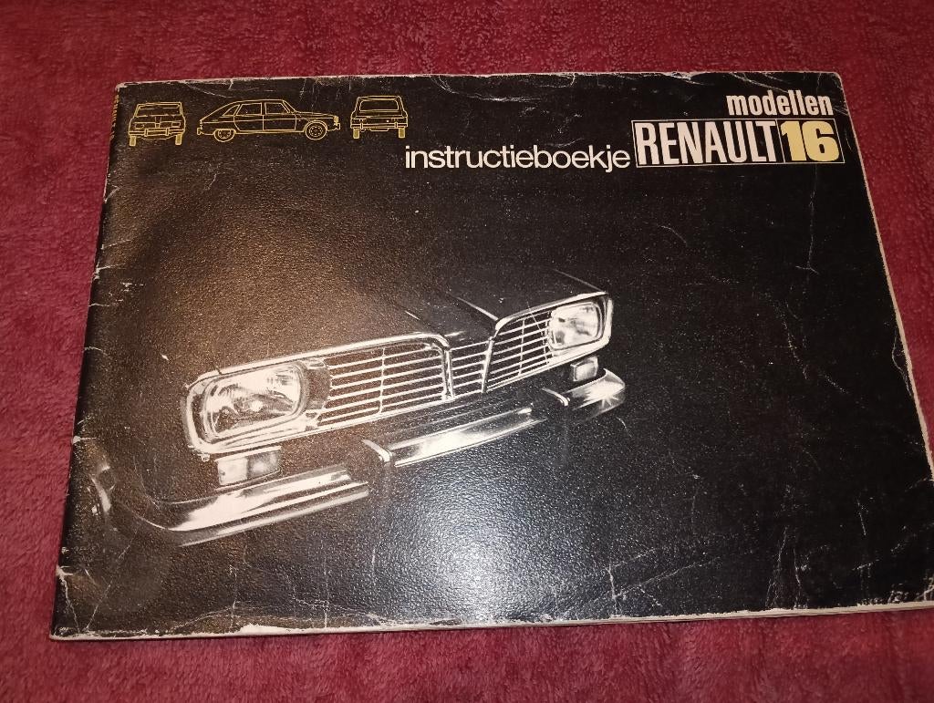 Instructieboekje Renault 16, Auto diversen, Handleidingen en Instructieboekjes, Ophalen