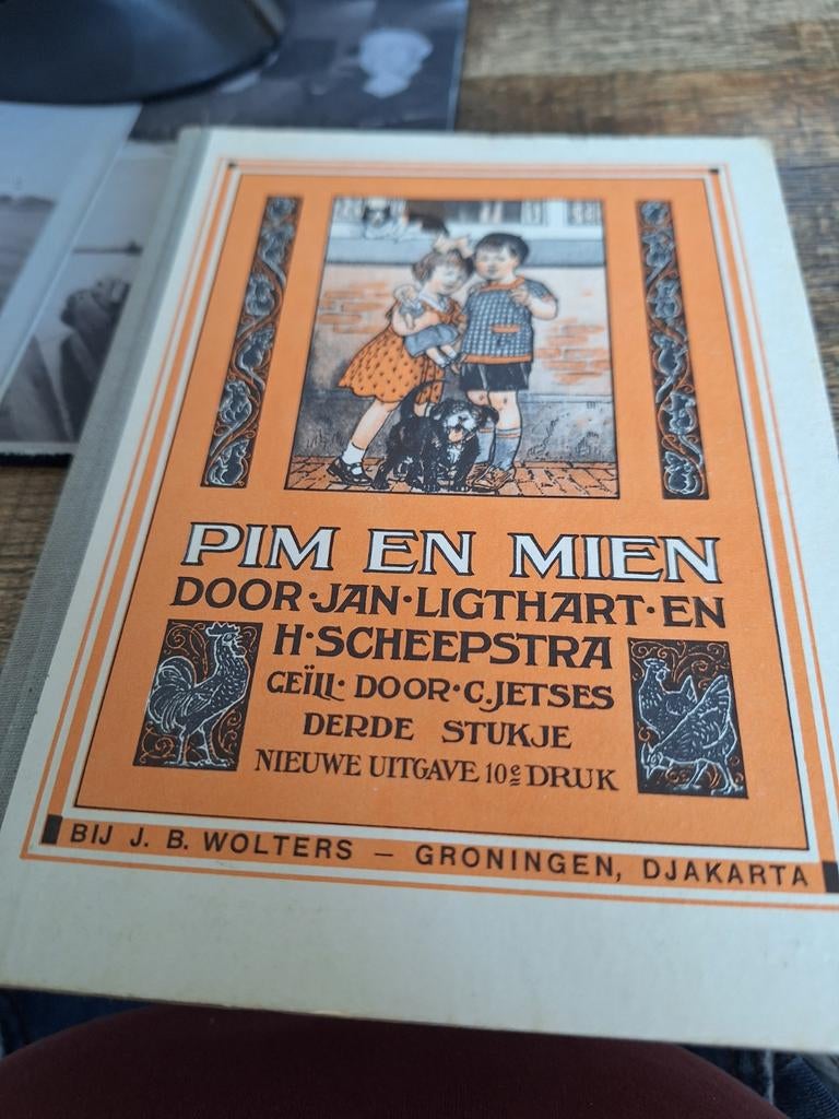 Pim en Mien. 1950., Antiek en Kunst, Antiek | Boeken en Bijbels, Ophalen of Verzenden, Jan Ligthart en H. Scheepstra - Geïllustreerd Cornelis Jetses