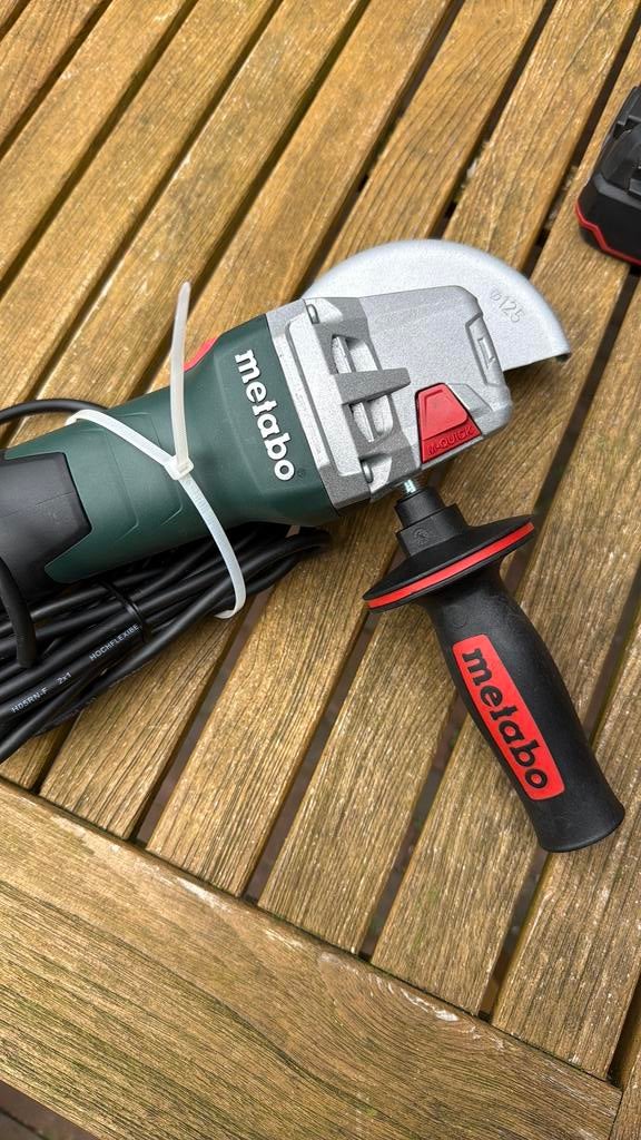 Metabo W 9-125 Quick haakse slijper - Nieuw en ongebruikt, Ophalen of Verzenden, Nieuw, 700 tot 1000 watt, Haakse handslijpmachine