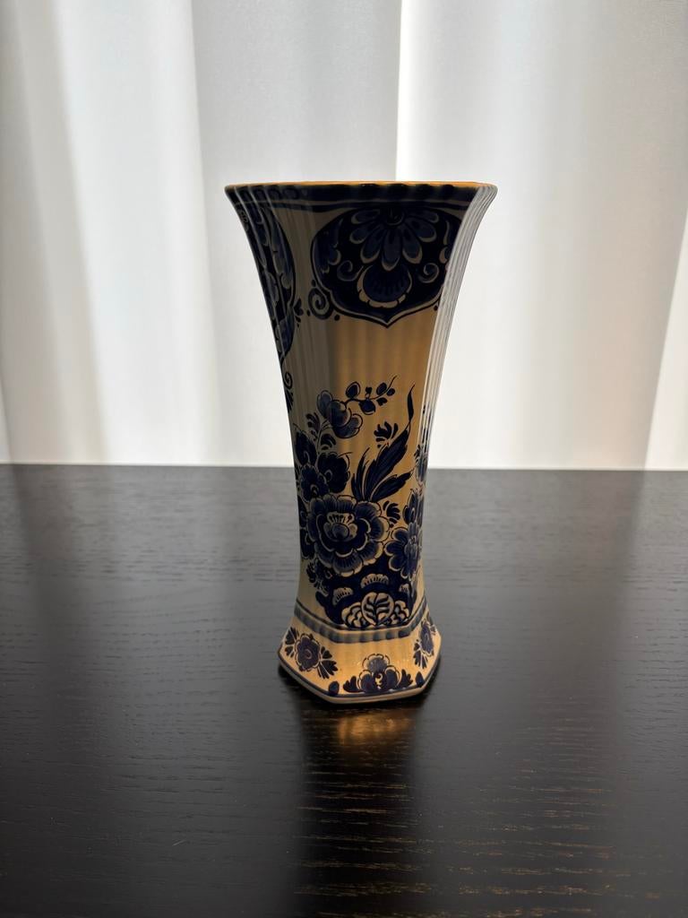 Delfts blauwe vaas, handwerk, Ophalen of Verzenden