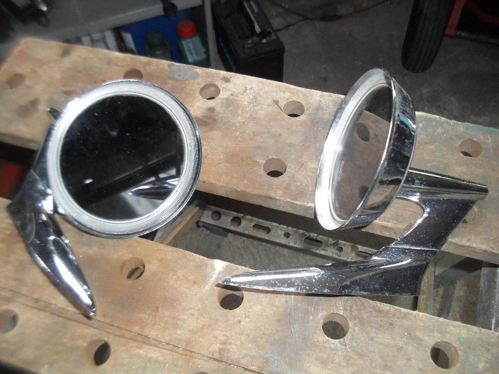 Oldtimer spiegels, Ophalen, Gebruikt