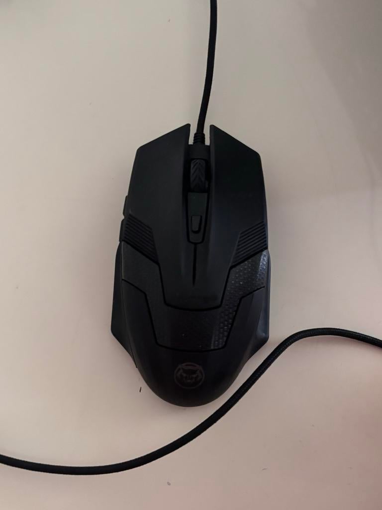 QWARE GMM-3200 Bedrade Gaming Muis voor Laptop/PC, Computers en Software, Muizen, Ophalen, Rechtshandig, Muis, Gaming muis