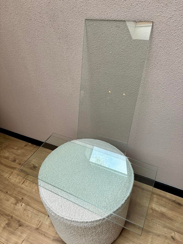 Glasplaten vitrinekast 29,5 x 62,5 x0,5 cm 3 stuks, Ophalen, Met plank(en), 50 tot 100 cm, Minder dan 100 cm