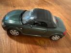 Audi TT 1:18 groen metallic, Hobby en Vrije tijd, Modelauto's | 1:18, Ophalen of Verzenden, Zo goed als nieuw