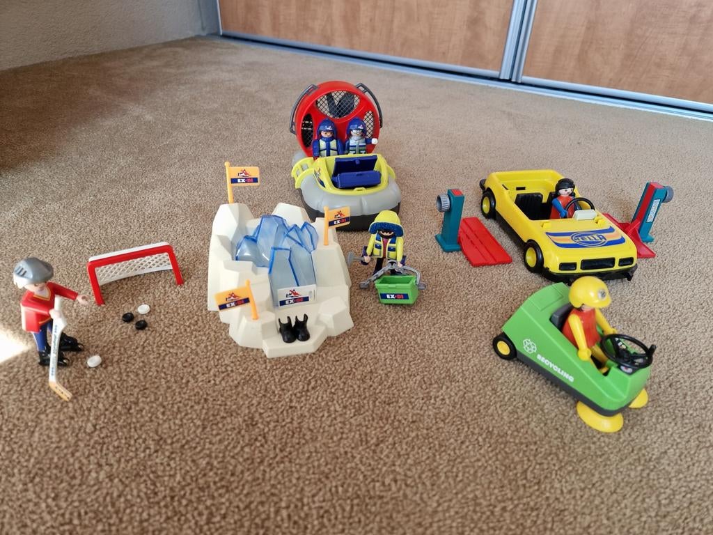 Playmobil IJshockey, Noordpool Expeditie & Voertuigen.Set 5×, Ophalen of Verzenden