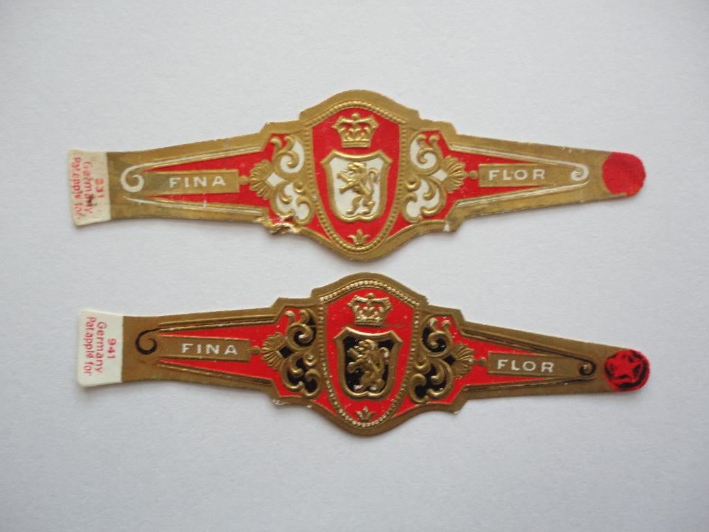 sigarenbandjes 6= 2st, Ophalen of Verzenden, Sigarenbandjes