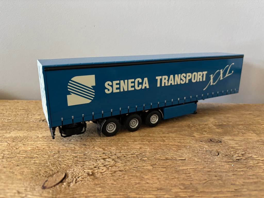 WSI tautliner trailer, Ophalen of Verzenden, Zo goed als nieuw, Bus of Vrachtwagen, Wsi