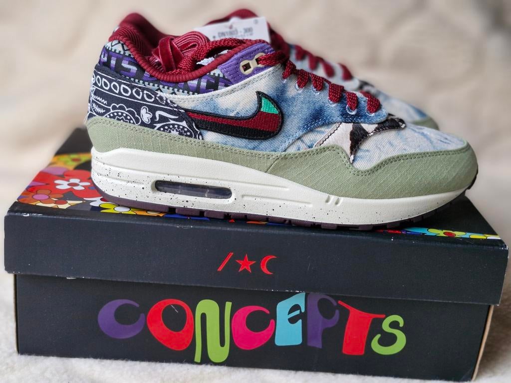 Nike air max 1 Concepts Mellow 42, Kleding | Heren, Schoenen, Overige kleuren, Nike, Nieuw, Ophalen of Verzenden