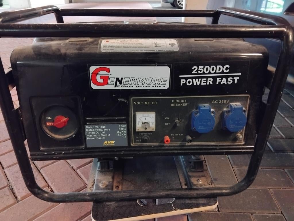 GENERMORE 2500DC Power Fast Generator, Doe-het-zelf en Verbouw, Aggregaten, Ophalen