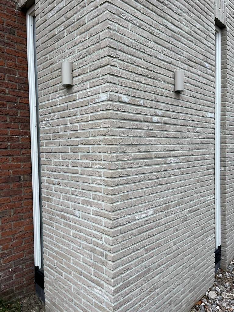 Zandkleurige bakstenen voor gevel of muur, Ophalen, Gebruikt, Bakstenen