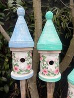 Vogelhuis handbeschilderd uit Bali Indonesie op stok hout, Verburgt Vintage, Nieuw, Ophalen of Verzenden, https://verburgtvintage.nl/#contact