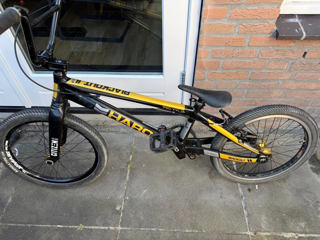 Haro blackout pro xxl bmx fiets 21,5, Fietsen en Brommers, Fietsen | Crossfietsen en BMX, Ophalen, Gebruikt, Aluminium, 20 tot 24 inch
