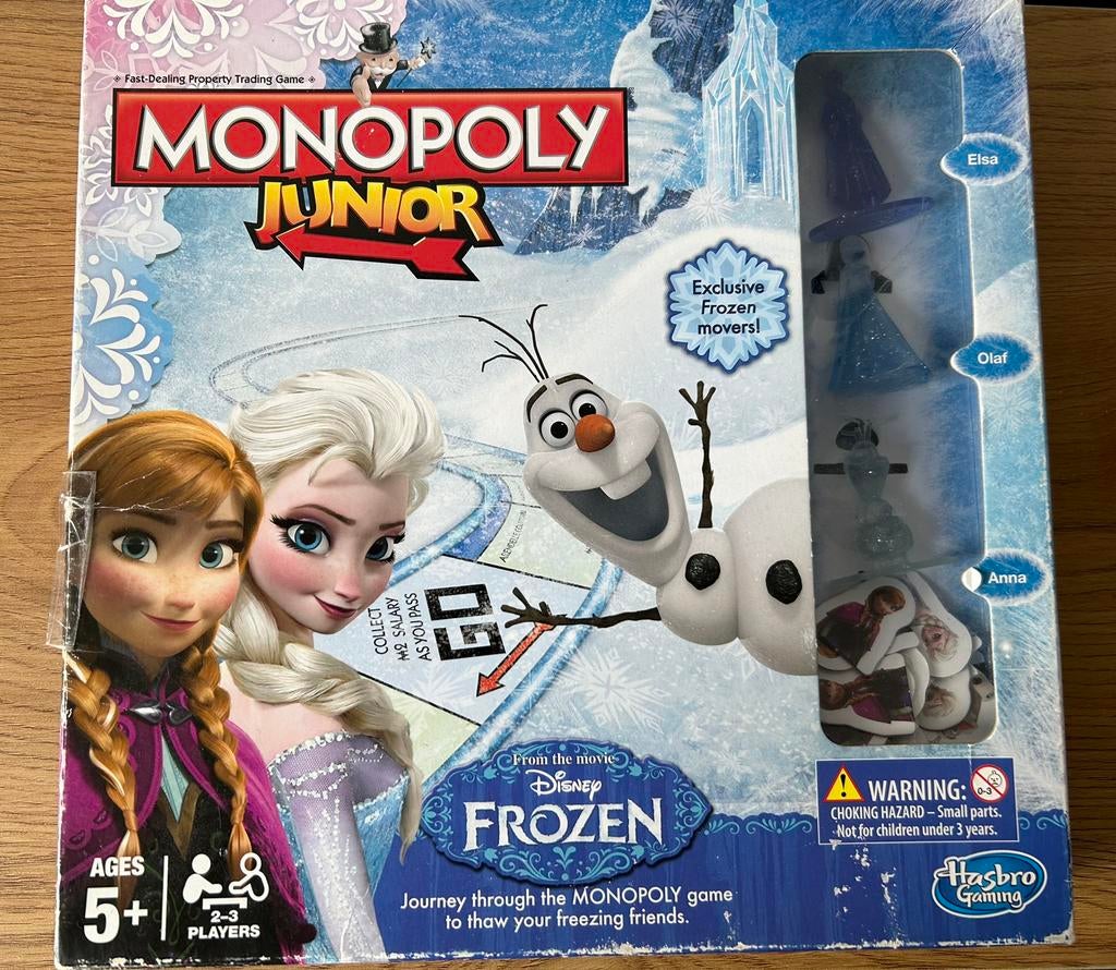Frozen Monopoly, Hobby en Vrije tijd, Gezelschapsspellen | Bordspellen, Ophalen, Gebruikt