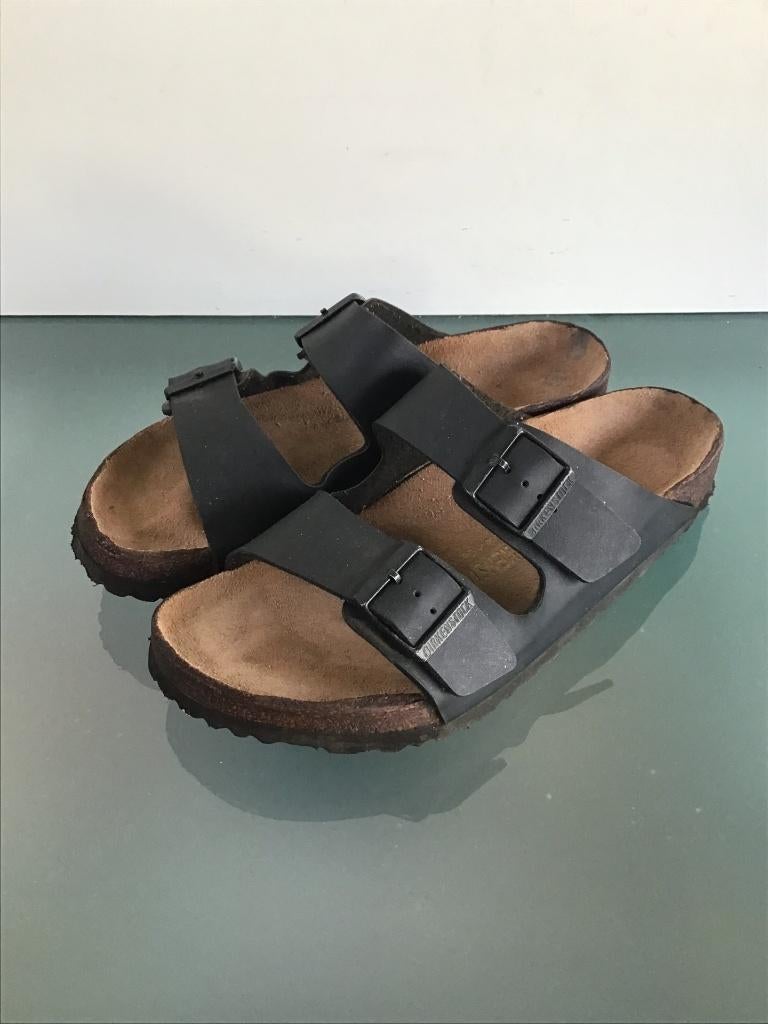 Birkenstock Gizeh 41 zwart | Gratis verzenden, Kleding | Dames, Schoenen, Zo goed als nieuw, Slippers, Zwart, Verzenden