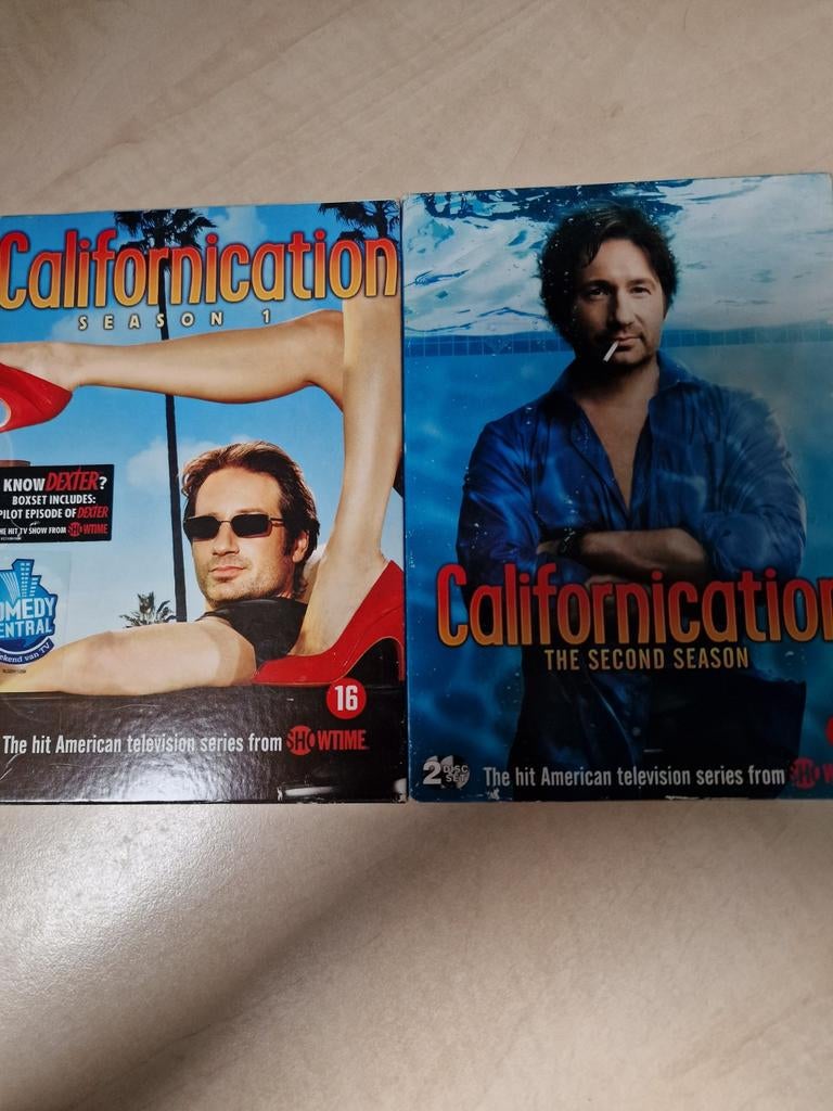 Californication Seizoen 1 & 2 DVD Boxset, Cd's en Dvd's, Dvd's | Tv en Series, Gebruikt, Vanaf 16 jaar, Boxset, Ophalen of Verzenden
